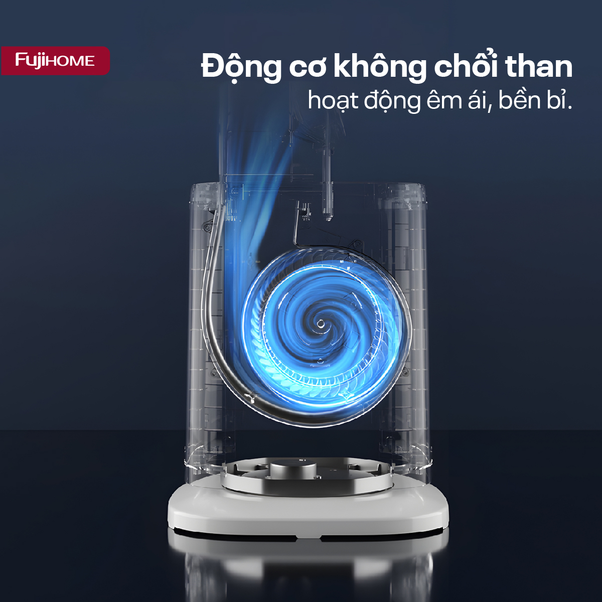 Quạt không cánh lọc không khí HEPA và Ion Fujihome BF-05R-HEPA