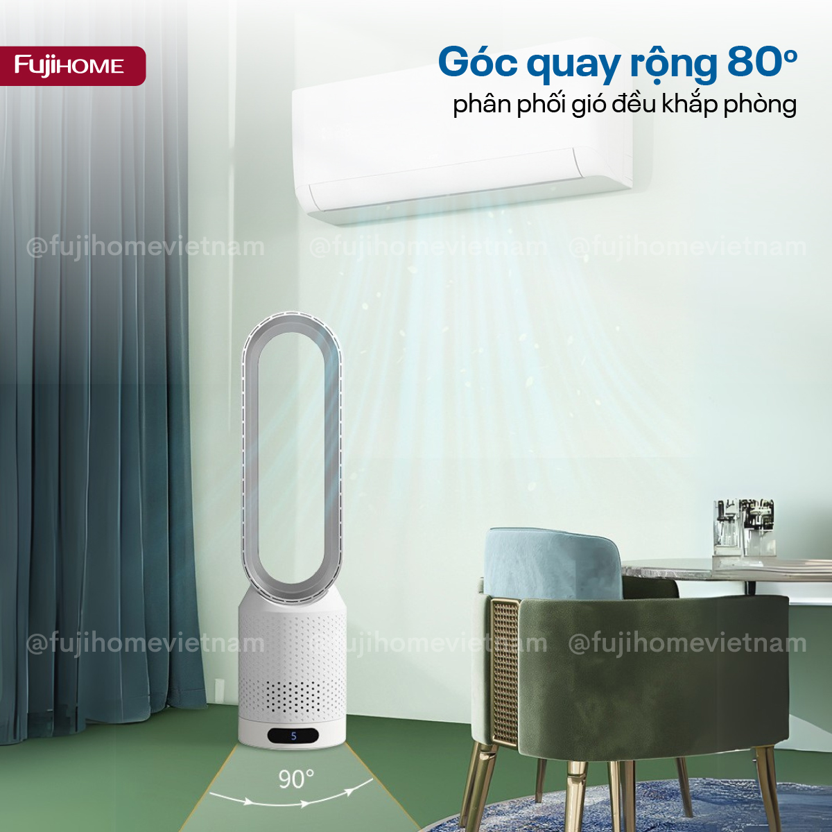 Quạt không cánh Fujihome BF16