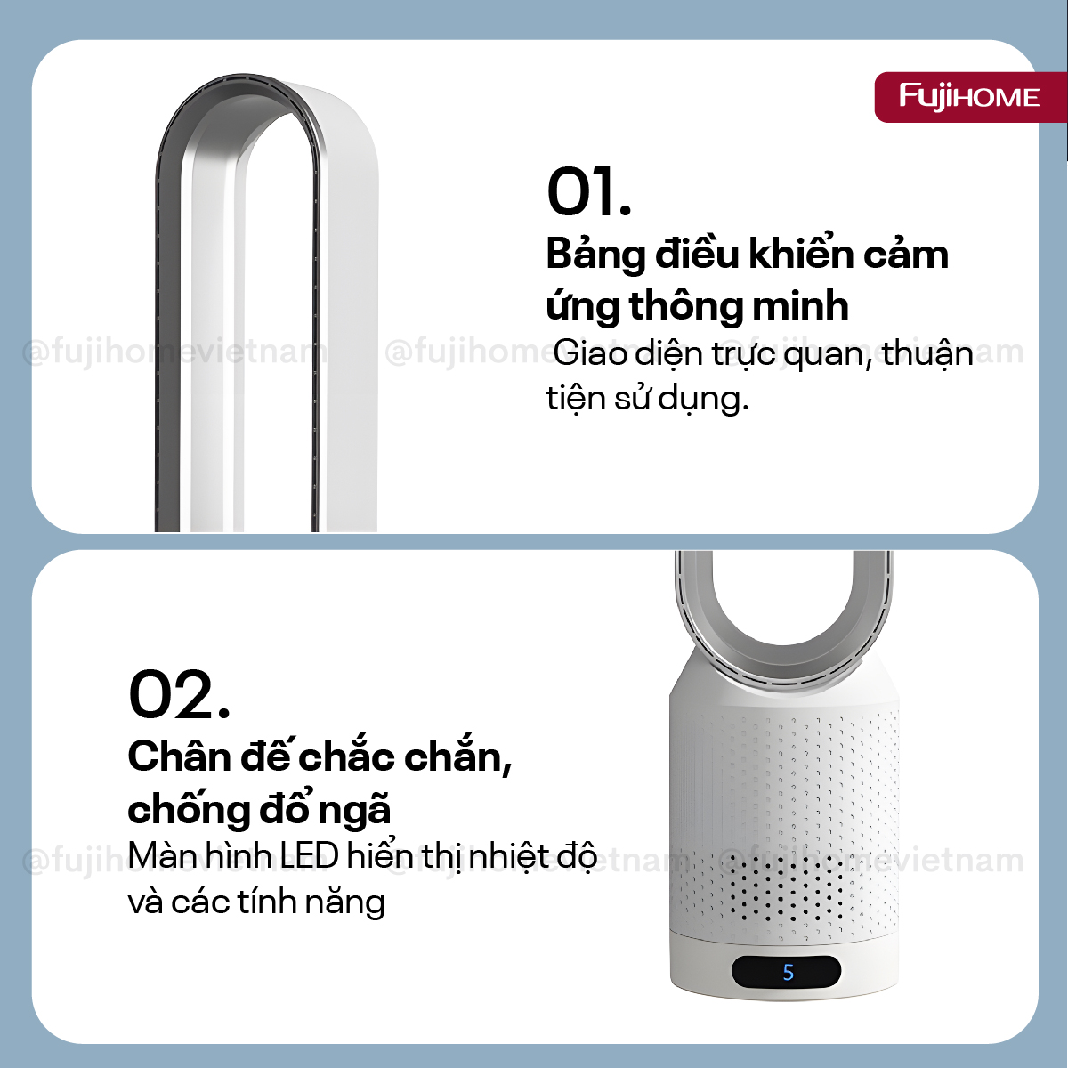 Quạt không cánh Fujihome BF16