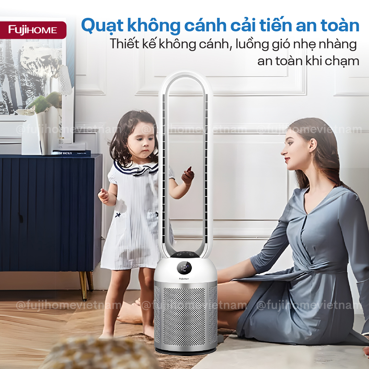 Quạt không cánh Fujihome BF-307DC